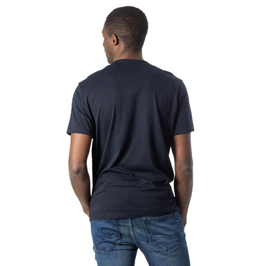 Armani Exchange Blue Cotton T-Shirt Armani Exchange