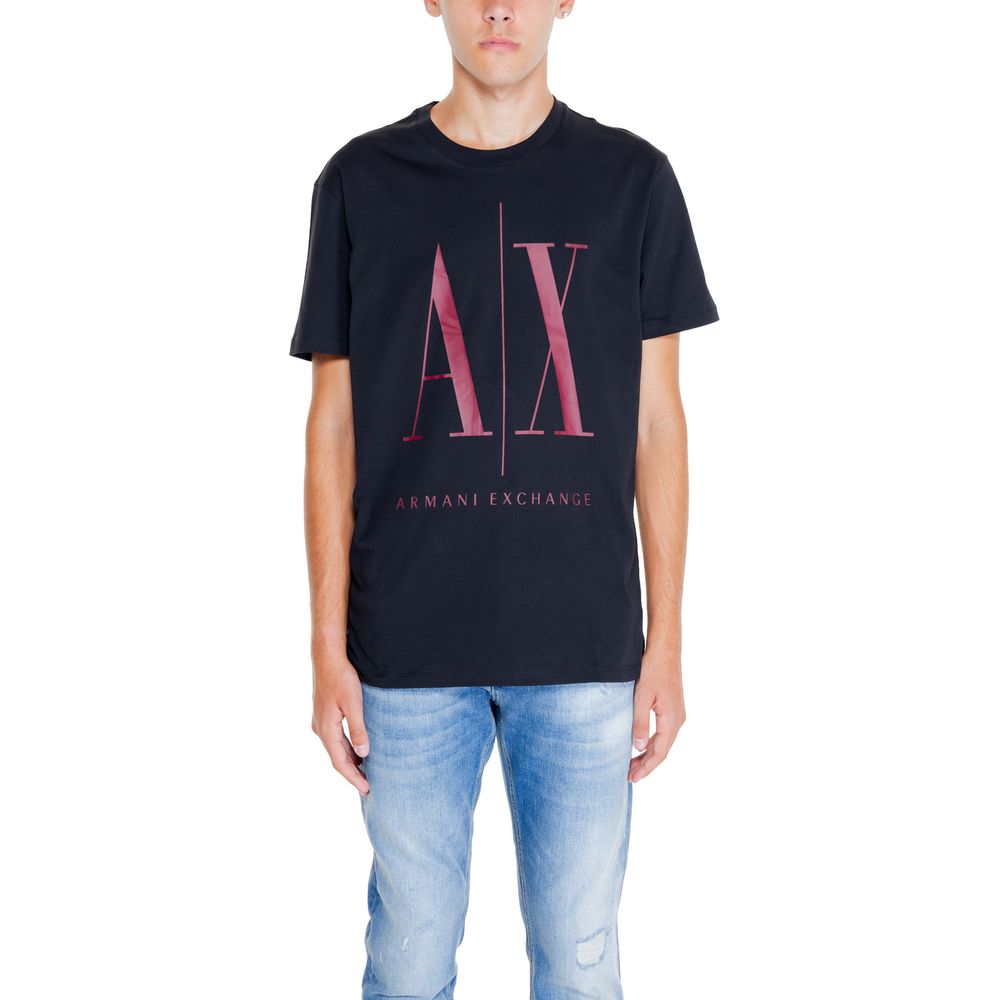 Armani Exchange Bordeaux Cotton T-Shirt Armani Exchange