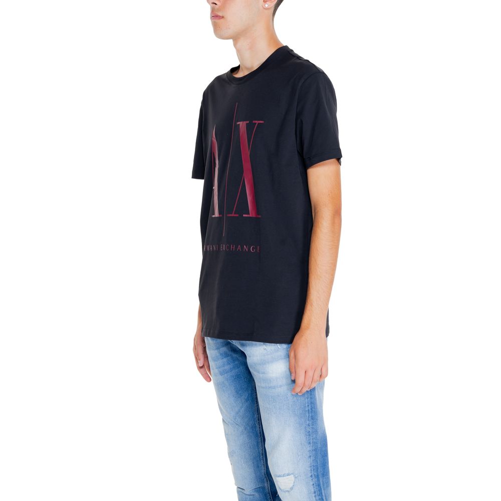 Armani Exchange Bordeaux Cotton T-Shirt Armani Exchange