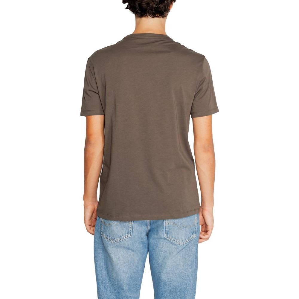 Armani Exchange Green Cotton T-Shirt