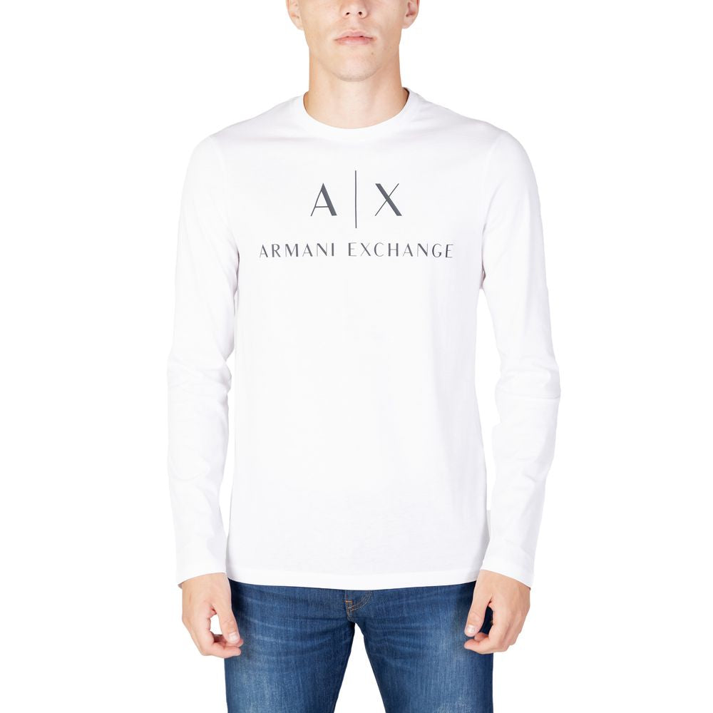 Armani Exchange White Cotton Shirt Armani Exchange