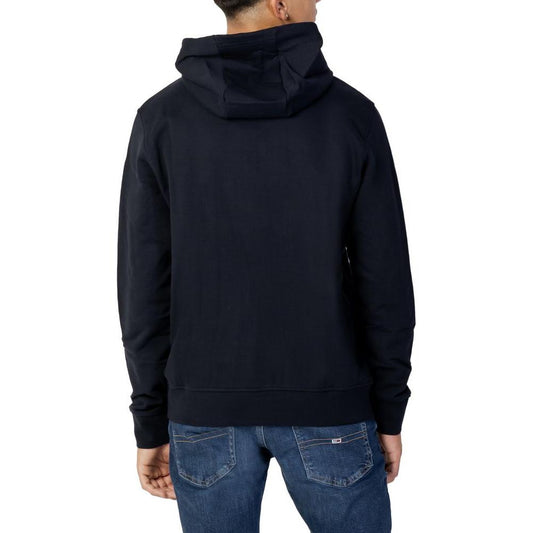 Armani Exchange Blue Cotton Sweater Armani Exchange