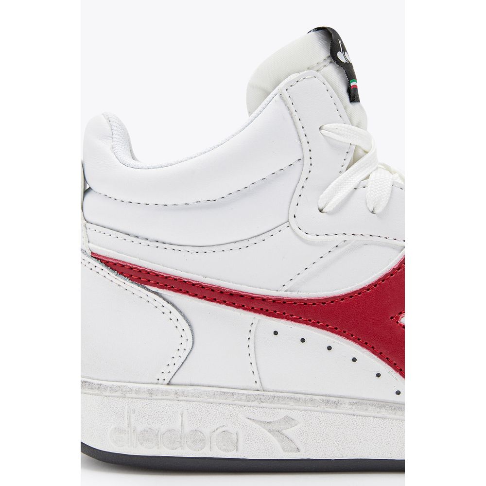 Diadora Red Leather Sneaker Diadora