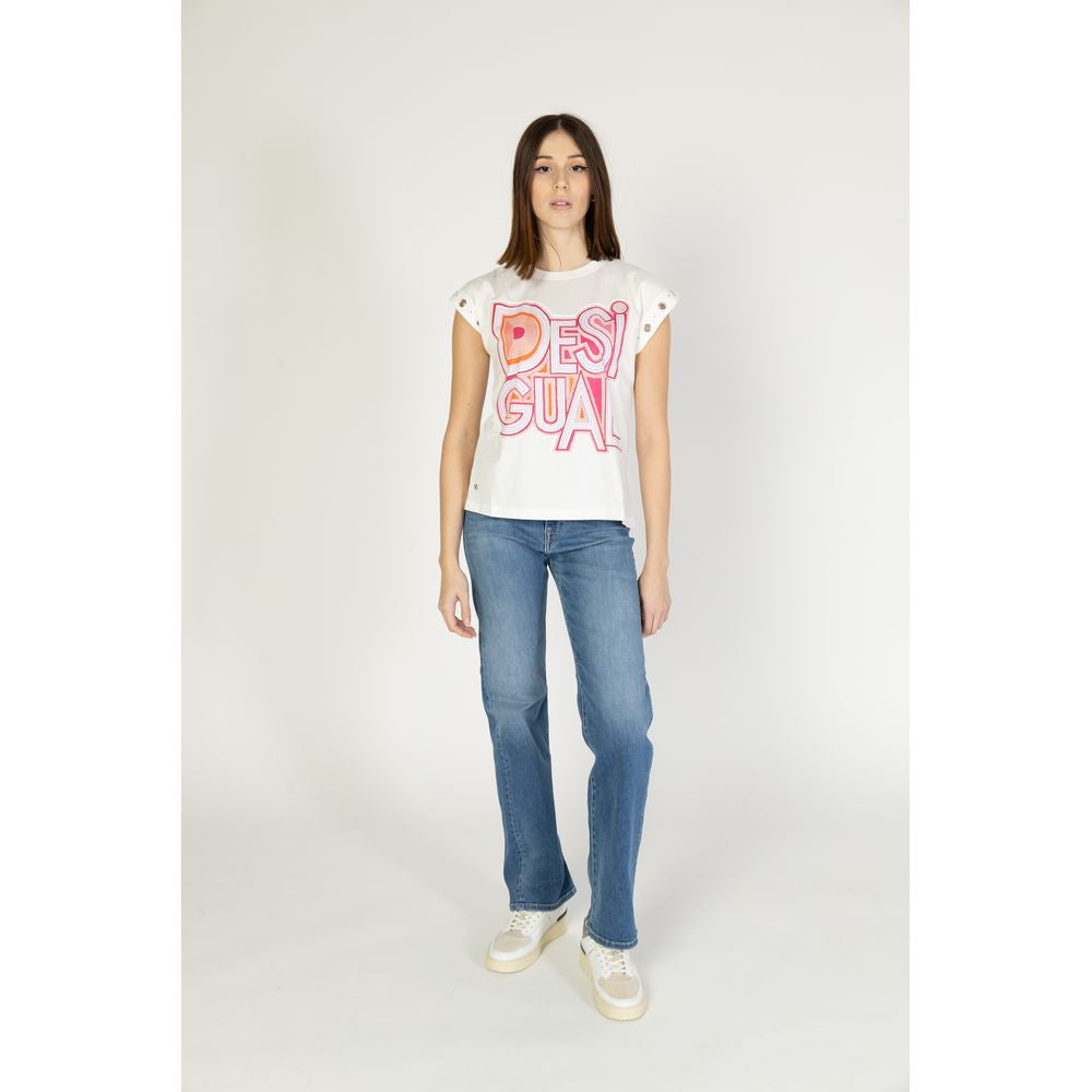 Desigual Multicolor Cotton Tops & T-Shirt Desigual