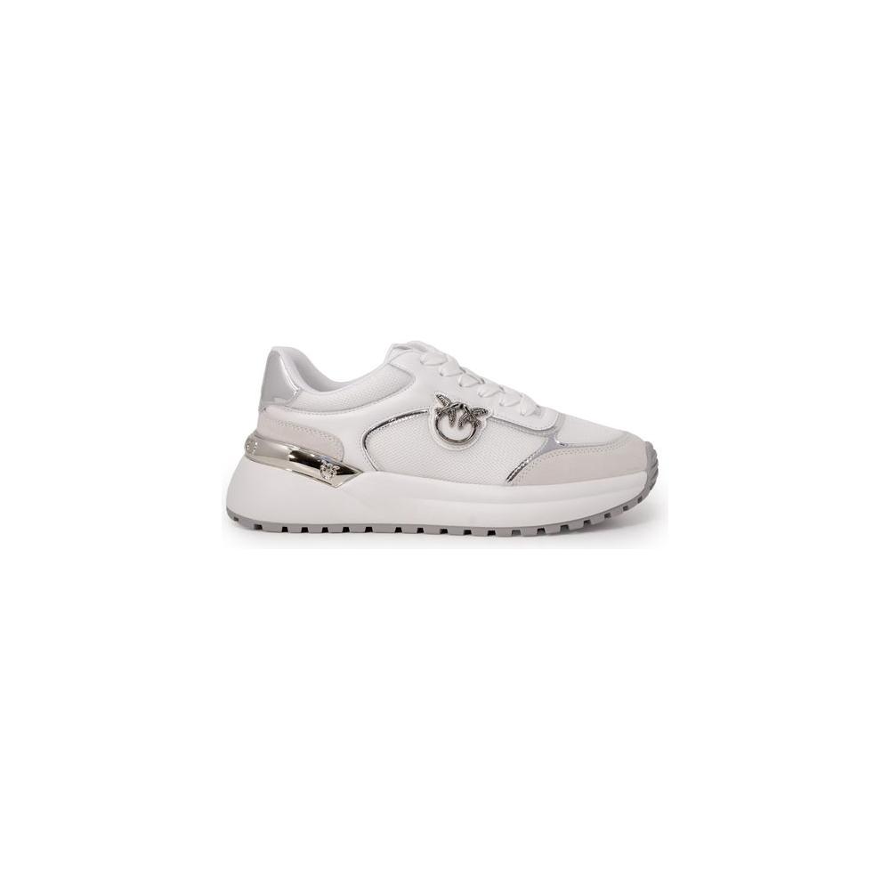 PINKO White Leather Sneaker PINKO