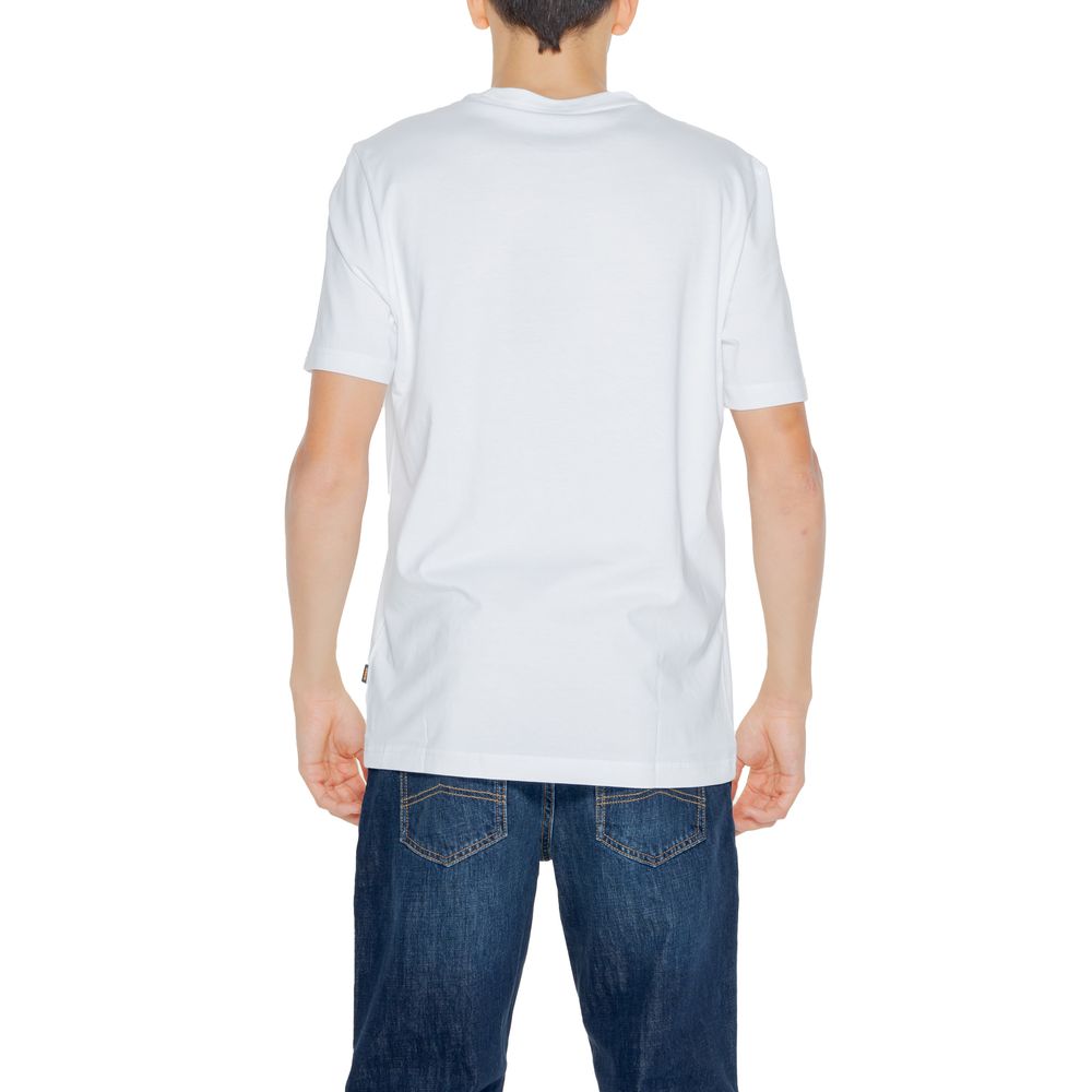 Hugo Boss White Cotton T-Shirt Hugo Boss