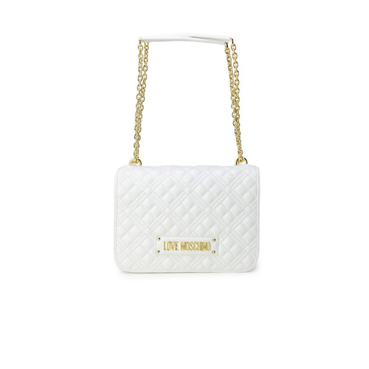 Love Moschino White Polyethylene Handbag Love Moschino