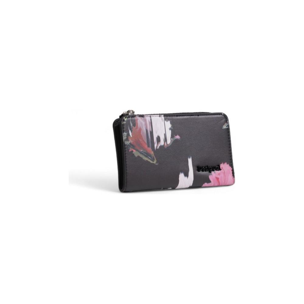 Desigual Black Polyethylene Wallet Desigual