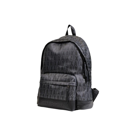 Armani Exchange Black Polyethylene Backpack Armani Exchange