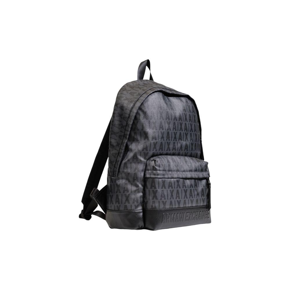 Armani Exchange Black Polyethylene Backpack Armani Exchange