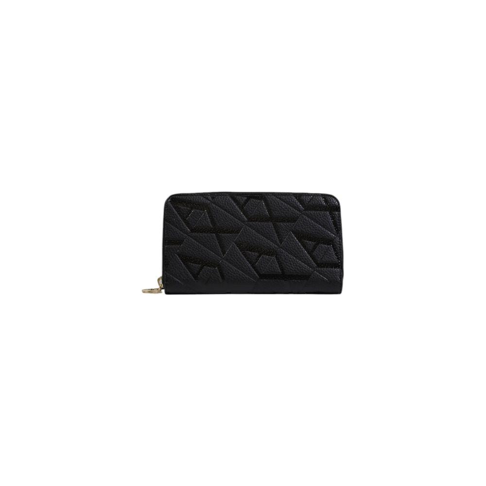 Armani Exchange Black Polyester Wallet Armani Exchange