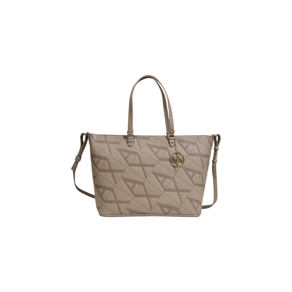 Armani Exchange Beige Polyethylene Handbag Armani Exchange