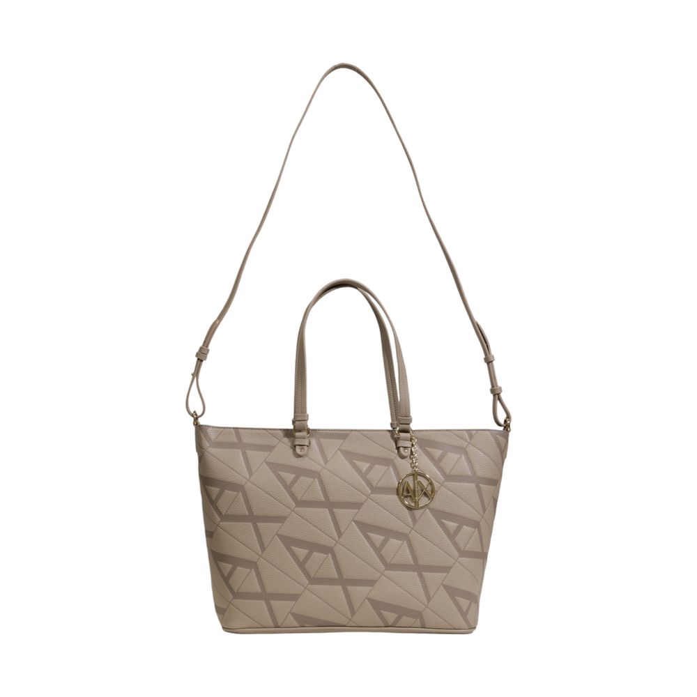 Armani Exchange Beige Polyethylene Handbag Armani Exchange