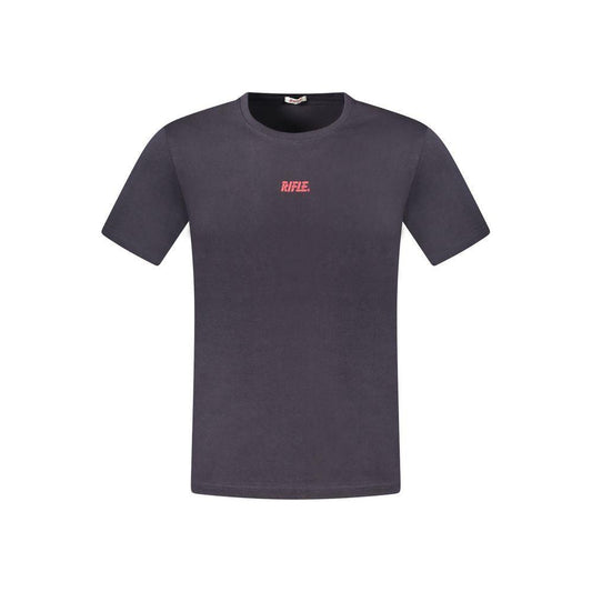 Rifle Blue Cotton T-Shirt Rifle