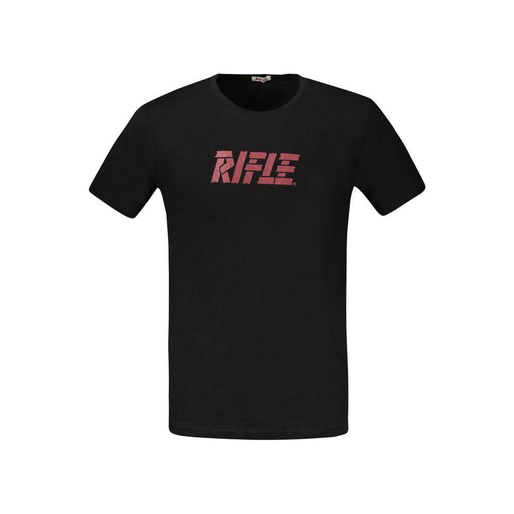 Rifle Black Cotton T-Shirt Rifle