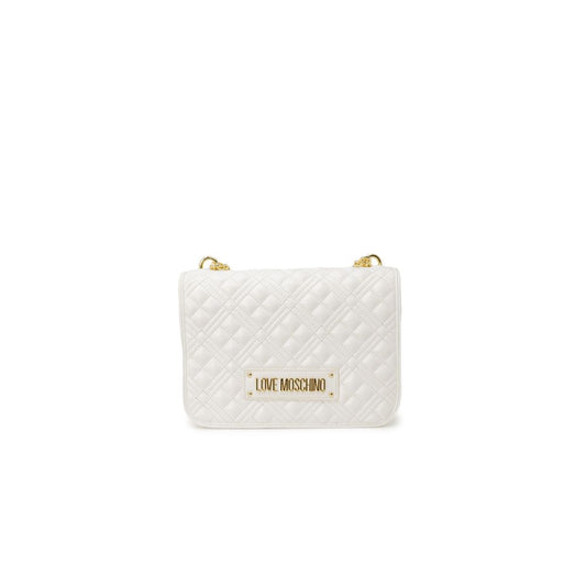 Love Moschino White Polyethylene Handbag