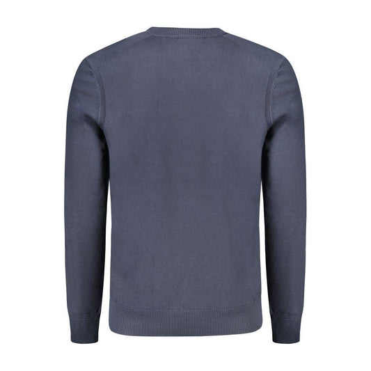 Hugo Boss Blue Cotton Sweater Hugo Boss