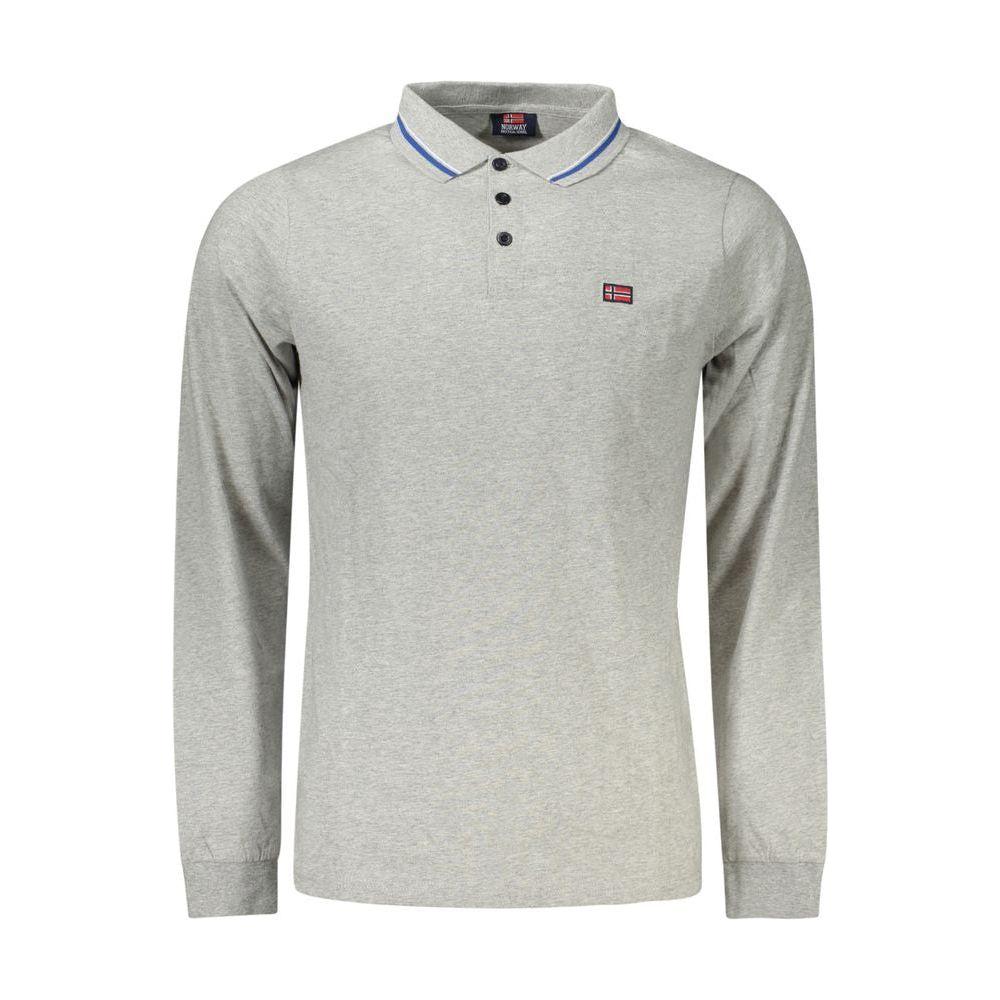 Norway 1963 Gray Cotton Polo Shirt Norway 1963