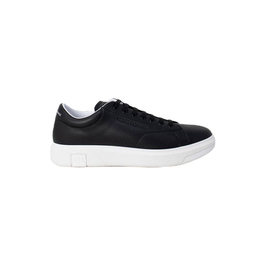 Armani Exchange Black Leather Sneaker Armani Exchange