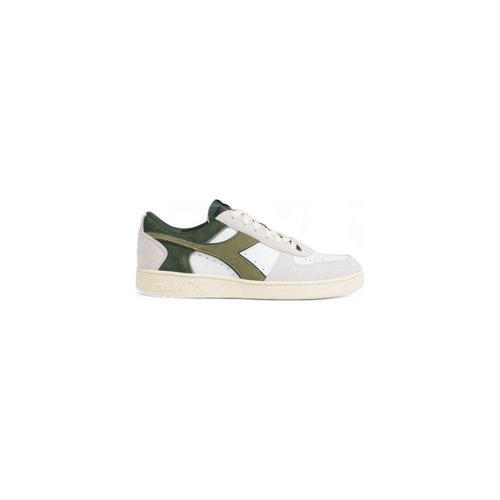 Diadora Green Leather Sneaker Diadora