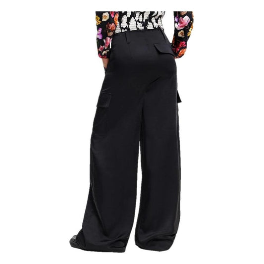 Desigual Black Viscose Jeans & Pant Desigual