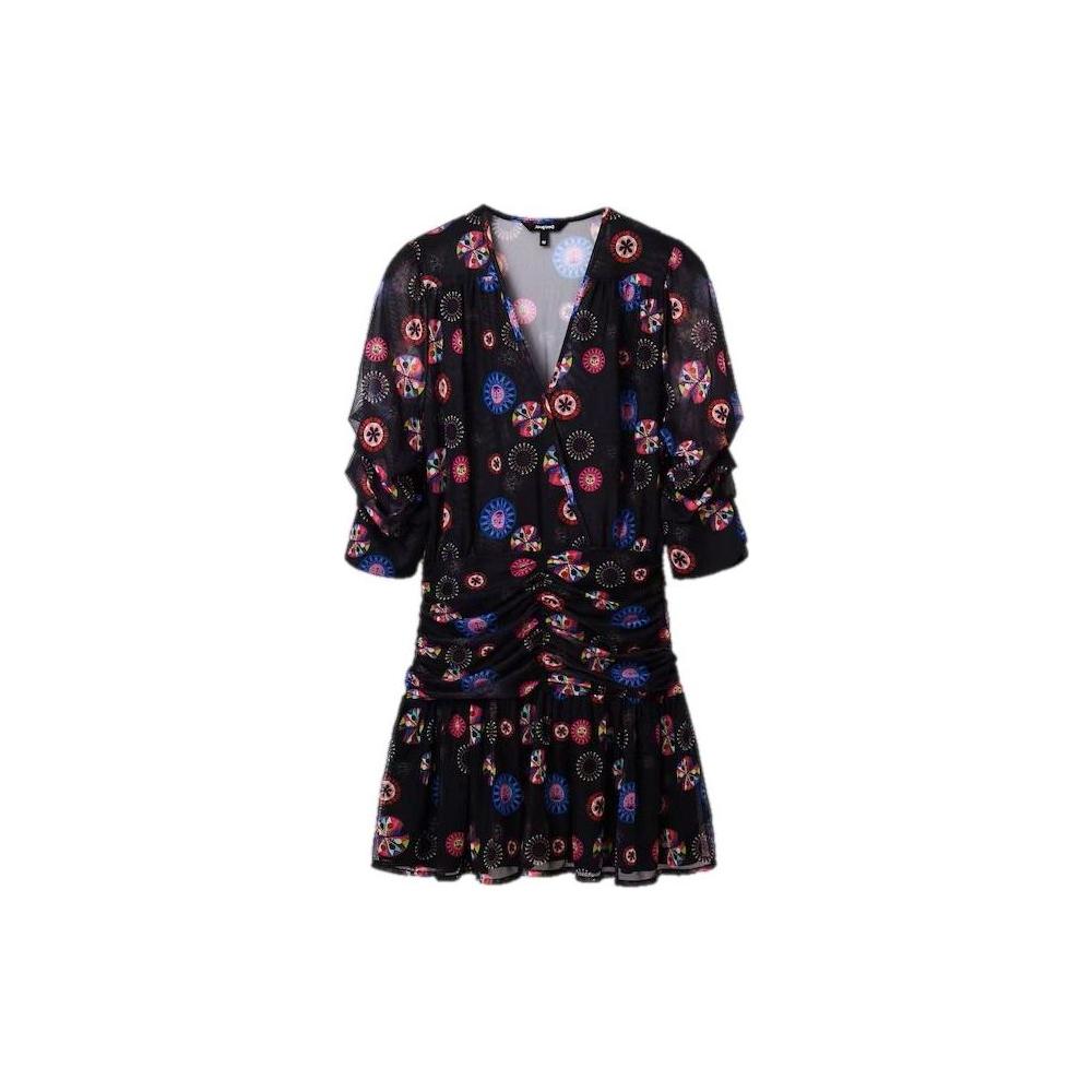 Desigual Black Polyester Dress Desigual