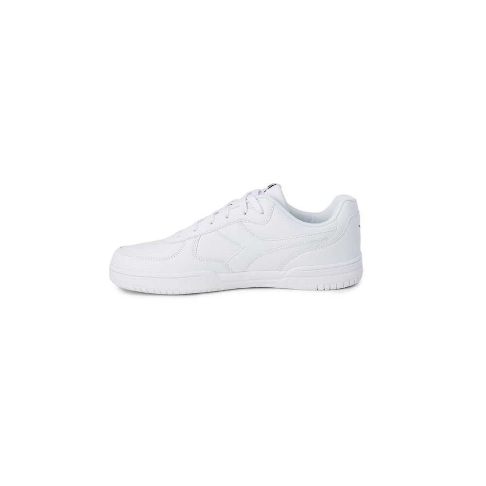 Diadora White Synthetic Leather Sneaker Diadora