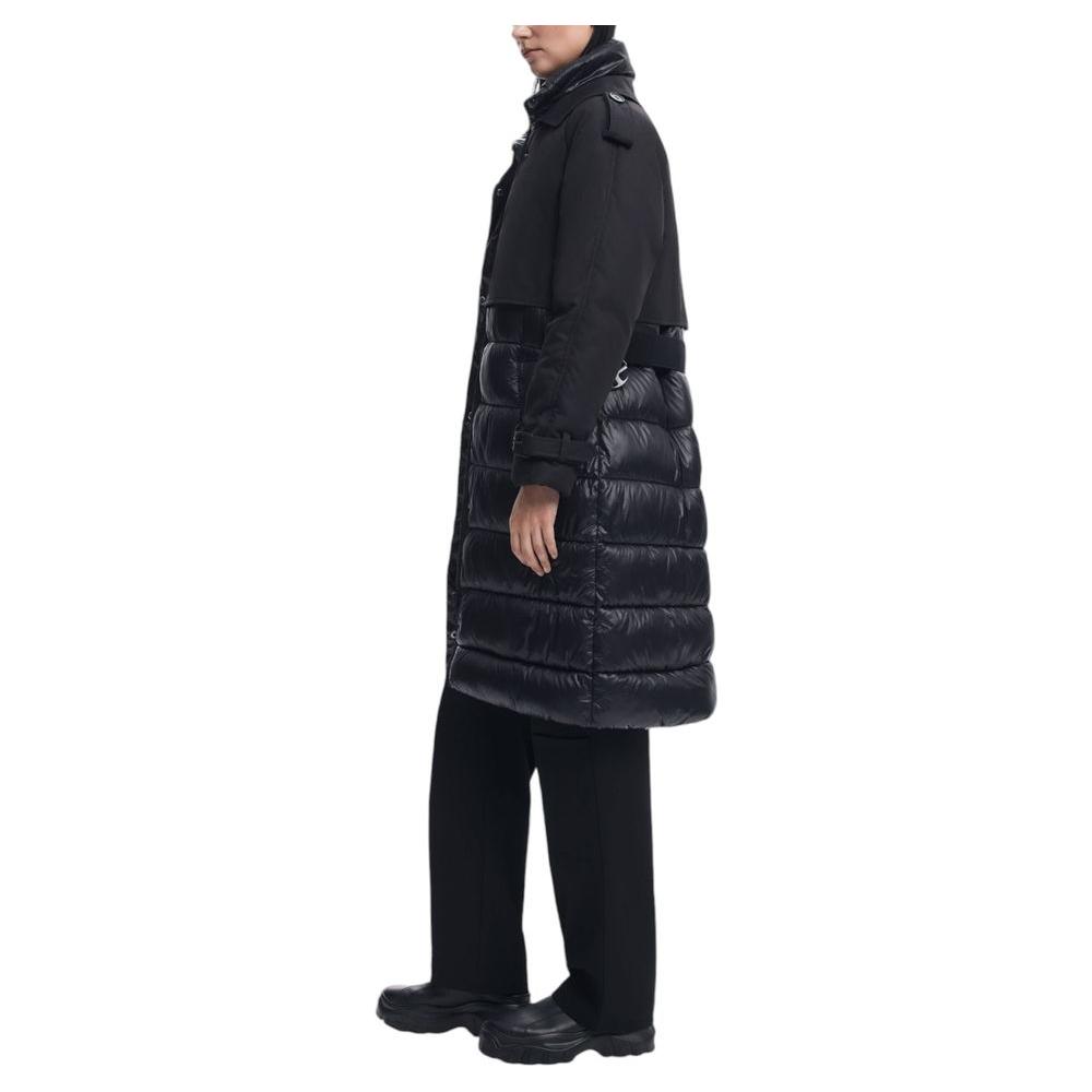 Desigual Black Polyester Jackets & Coat Desigual