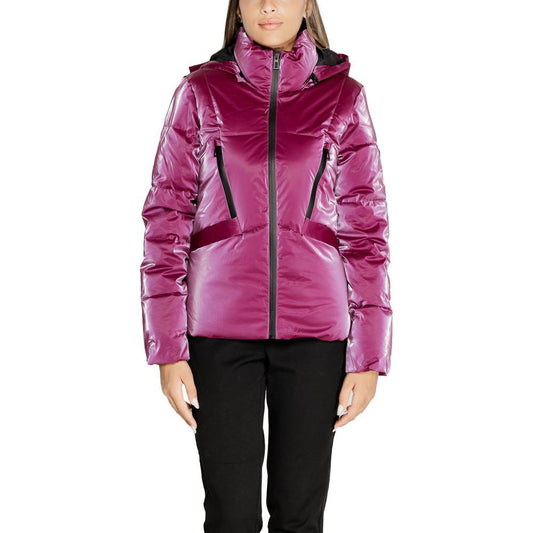 Desigual Purple Polyester Jackets & Coat Desigual