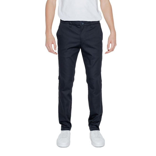 Armani Exchange Black Cotton Jeans & Pant