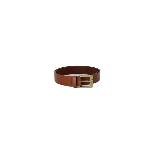 Hugo Boss Beige Leather Belt Hugo Boss