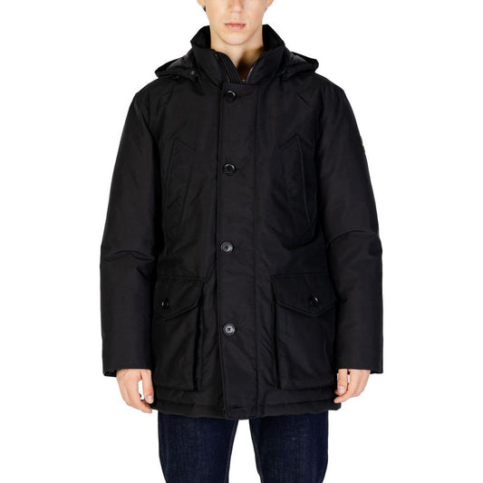 Hugo Boss Black Polyester Jacket Hugo Boss