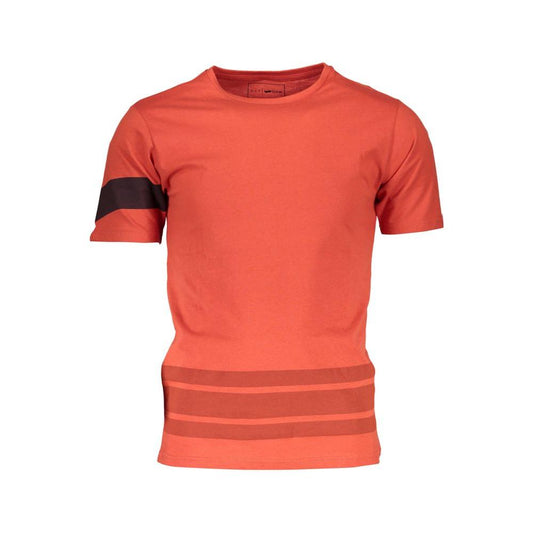 Gas Orange Cotton T-Shirt Gas