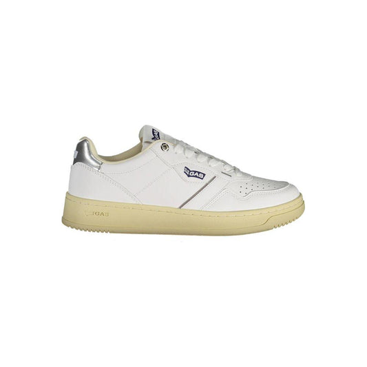 Gas White Artificial Leather Sneaker Gas