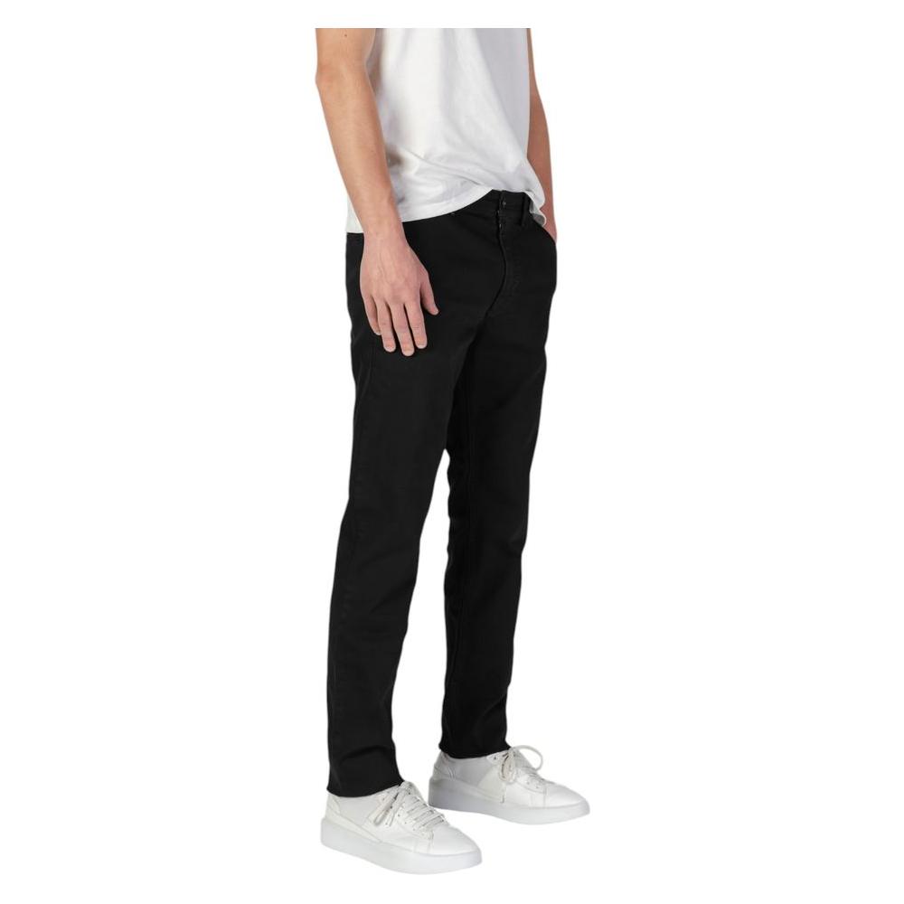 Hugo Boss Black Cotton Jeans & Pant Hugo Boss