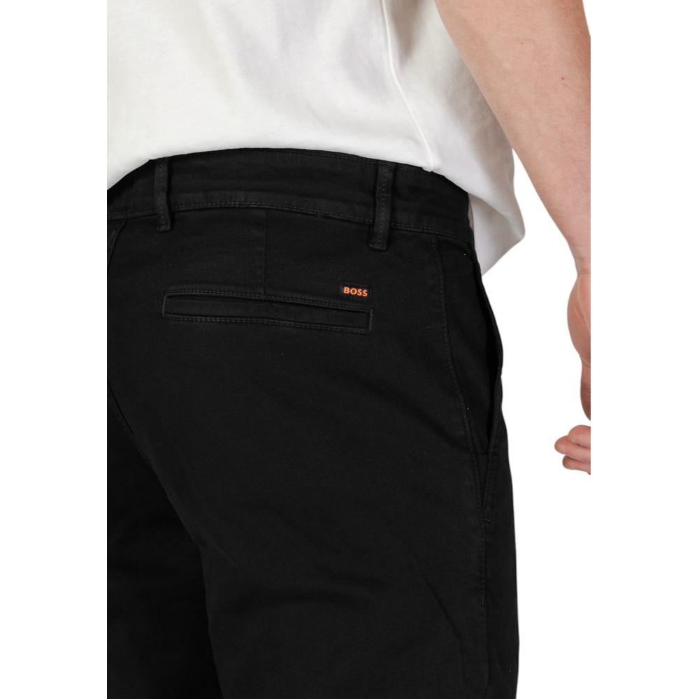 Hugo Boss Black Cotton Jeans & Pant Hugo Boss