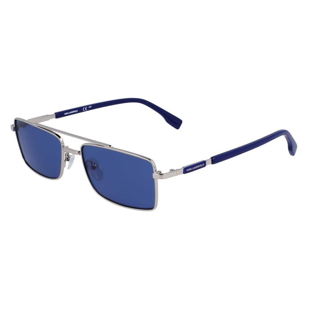 Karl Lagerfeld Gray Metal Sunglasses Karl Lagerfeld