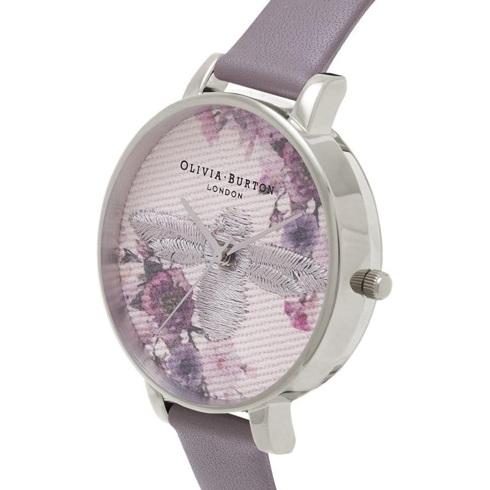 Olivia Burton Gray Synthetic Leather Watch Olivia Burton