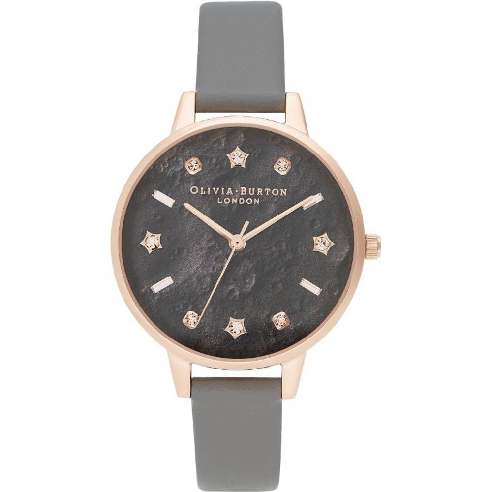 Olivia Burton Gray Leather Watch Olivia Burton