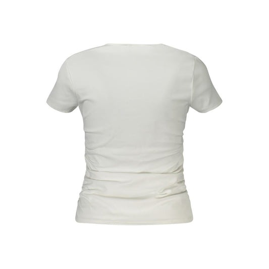 Guess Jeans White Spandex Tops & T-Shirt Guess Jeans