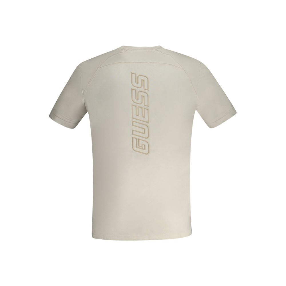 Guess Jeans Beige Polyester T-Shirt Guess Jeans