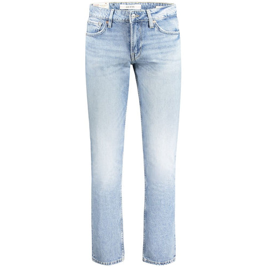 Guess Jeans Light Blue Cotton Jeans & Pant Guess Jeans