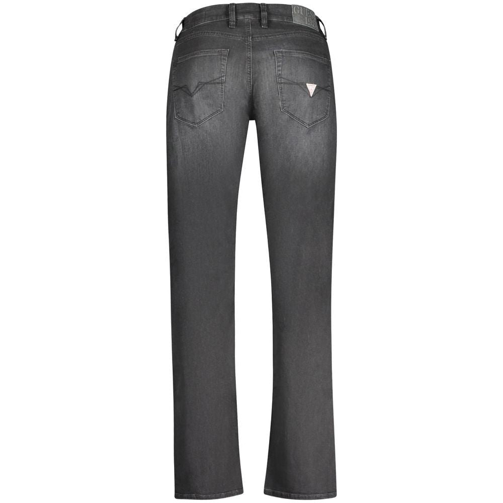 Guess Jeans Black Cotton Jeans & Pant Guess Jeans