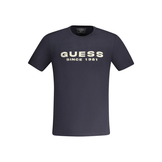 Guess Jeans Blue Cotton T-Shirt Guess Jeans