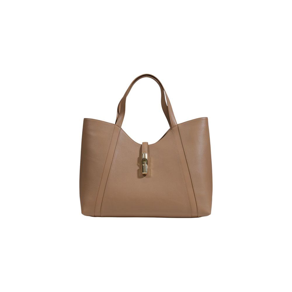 Furla Beige Leather Handbag Furla