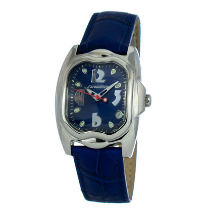 Chronotech Blue Leather Dress Watch Chronotech