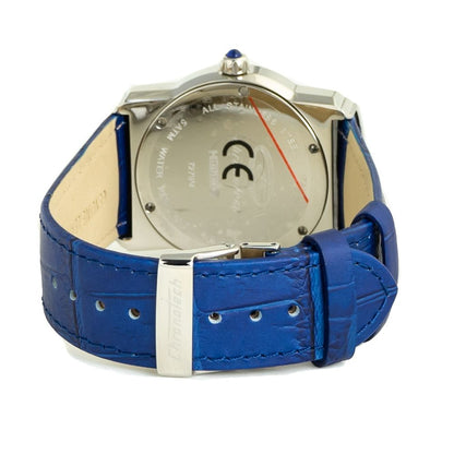 Chronotech Blue Leather Dress Watch Chronotech