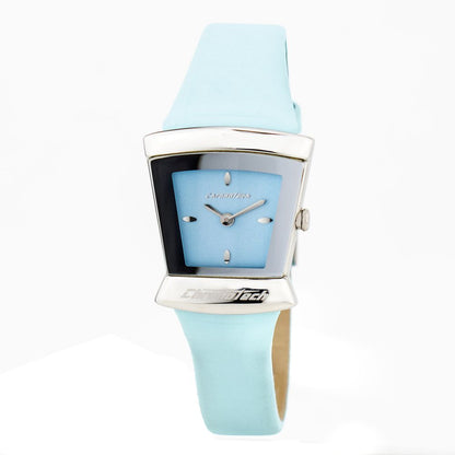 Chronotech Blue Leather Dress Watch Chronotech