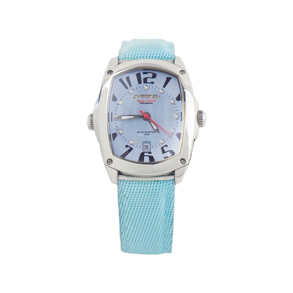Chronotech Blue Leather Dress Watch Chronotech