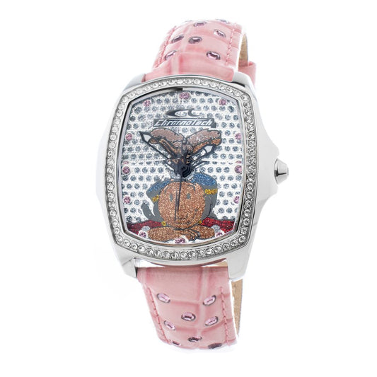 Chronotech Multicolor Leather Dress Watch